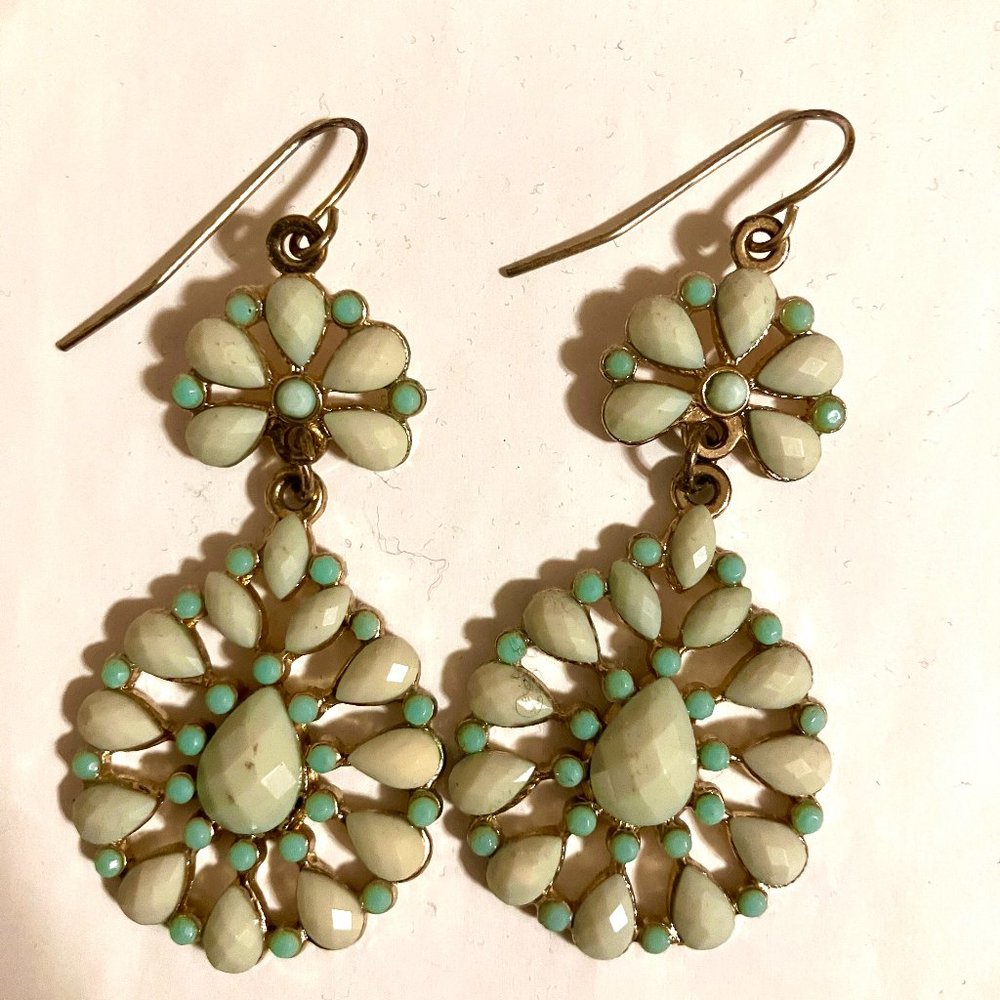 Light green earrings Bohemian style from Target